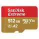 SanDisk 512 GB microSDXC UHS-I U3 V30 A2 Extreme + SD-Adapter (SDSQXAV-512G-GN6MA) 323243 фото 2