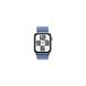 Apple Watch SE 2 GPS 44mm Silver Aluminium Case with Winter Blue Sport Loop (MREF3) 6915024 фото 2