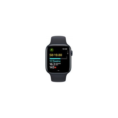 Apple Watch SE 2 GPS 44mm Midnight Aluminium Case with Midnight Sport Band M/L (MRE93) 6915020 фото