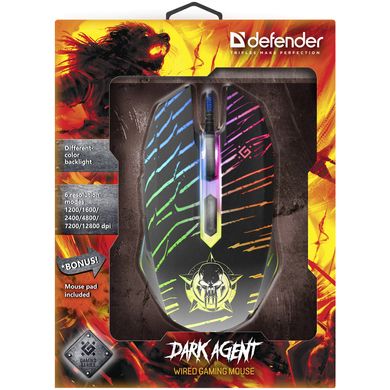Defender Dark Agent GM-590L USB Black (52590) 6790272 фото