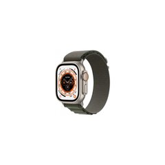 Apple Watch Ultra GPS + Cellular 49mm Titanium Case with Green Alpine Loop - Medium (MQEW3/MQFN3) 6825132 фото