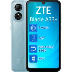 ZTE Blade A33 Plus 2/32GB Blue 318297 фото