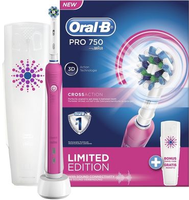 Oral-B PRO 750 D16 CrossAction Pink (D16.513.UX Pink) 313308 фото