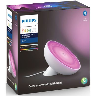 Philips Hue Bloom 2000K-6500K Color Bluetooth білий (929002375901) 318410 фото