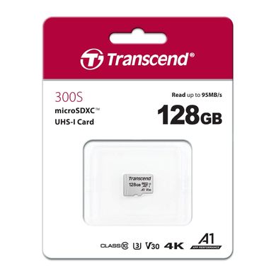 Transcend 128 GB microSDXC UHS-I U3 300S TS128GUSD300S 323100 фото