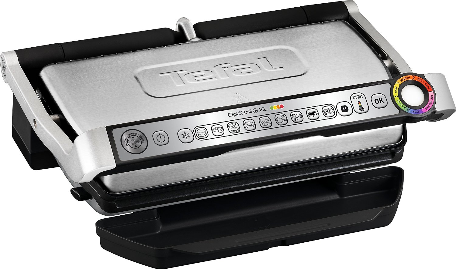 Resume singer reward Tefal Optigrill+ XL GC 722D stainless steel - buy contact grill: prices,  reviews, specifications > price in stores Ukraine: Kyiv, Dnepropetrovsk,  Lviv, Odessa