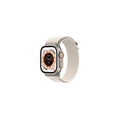 Apple Watch Ultra GPS + Cellular 49mm Titanium Case with Starlight Alpine Loop - Medium (MQF03/MQFR3) 6825134 фото