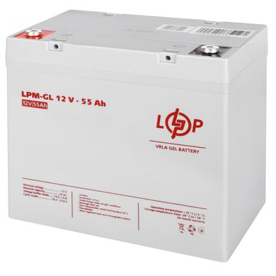 LogicPower LPM-GL 12V - 55 Ah (15266) 336861 фото
