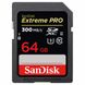 SanDisk 64 GB SDXC UHS-II U3 V90 Extreme Pro SDSDXDK-064G-GN4IN 323253 фото 1
