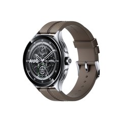 Xiaomi Watch 2 Pro Bluetooth Silver Case with Brown Leather Strap (BHR7216GL) 329773 фото