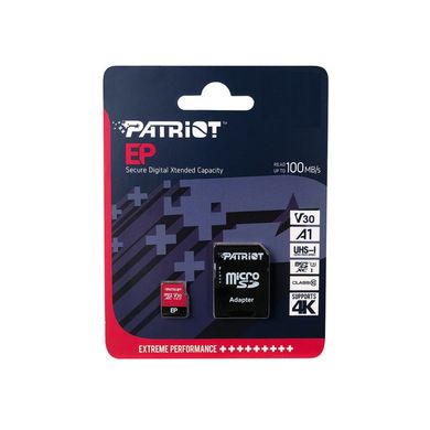PATRIOT 1 TB MicroSDXC Class 10 UHS-I U3 + SD-adapter (PEF1TBEP31MCX) 325650 фото