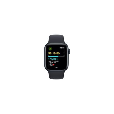 Apple Watch SE 2 GPS 40mm Midnight Aluminium Case with Midnight Sport Band S/M (MR9X3) 6915010 фото