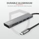 Trust Halyx Fast USB-C Hub & Card reader Aluminium (24191) 330265 фото 10