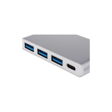 ATcom USB Type-C + USB 3.0 Hub 4-ports to USB Type-C Silver (12808) 326744 фото