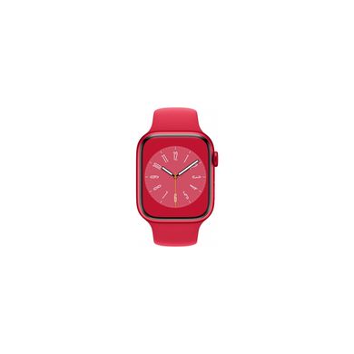 Apple Watch Series 8 GPS 45mm PRODUCT RED Aluminum Case w. PRODUCT RED S. Band (MNP43) 330593 фото