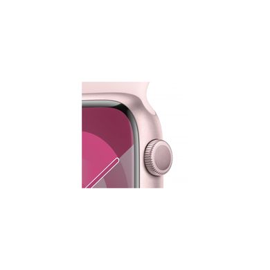 Apple Watch Series 9 GPS 41mm Pink Aluminum Case w. Light Pink S. Band - S/M (MR933) 6914994 фото