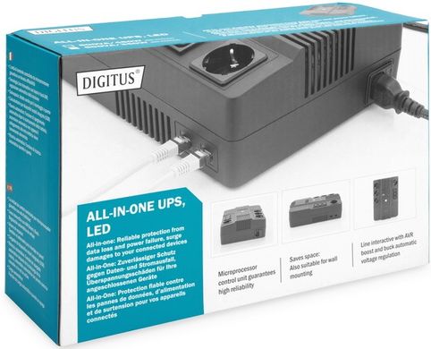 Digitus All-in-One 600VA/360W LED (DN-170110) 305833 фото