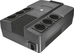 Trust Maxxon 800VA UPS with 6 standard wall power outlets BLACK 23326 305926 фото
