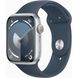 Apple Watch Series 9 GPS 45mm Silver Alu. Case w. Storm Blue S. Band - M/L (MR9E3) 330588 фото 1