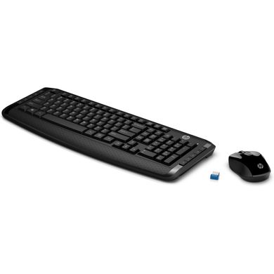 HP Keyboard & Mouse 300 Black (3ML04AA) 317079 фото