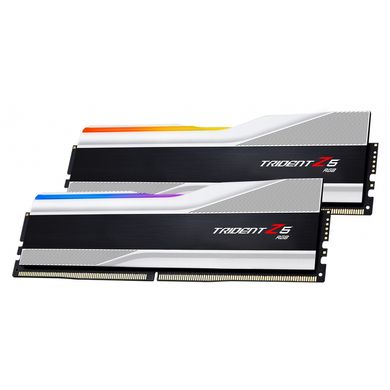 G.Skill 32 GB (2x16GB) DDR5 6000 MHz Trident Z5 RGB Silver (F5-6000J3636F16GX2-TZ5RS) 326289 фото