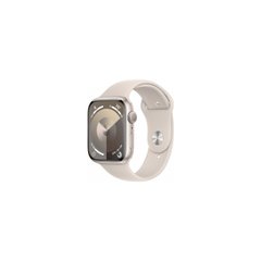 Apple Watch Series 9 GPS 41mm Starlight Aluminum Case w. Starlight Sport Band - S/M (MR8T3) 6913916 фото
