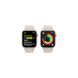 Apple Watch Series 9 GPS 41mm Starlight Aluminum Case w. Starlight Sport Band - S/M (MR8T3) 6913916 фото 8