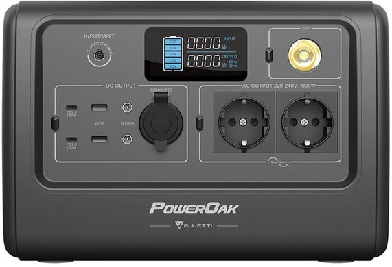 BLUETTI PowerOak EB70 Portable Power Station 1000W 716Wh (PB930692) 1384744 фото