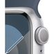 Apple Watch Series 9 GPS 41mm Silver Aluminum Case w. Storm Blue S. Band - S/M (MR903) 6913915 фото 3